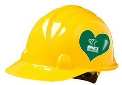 concrete cares hard hat