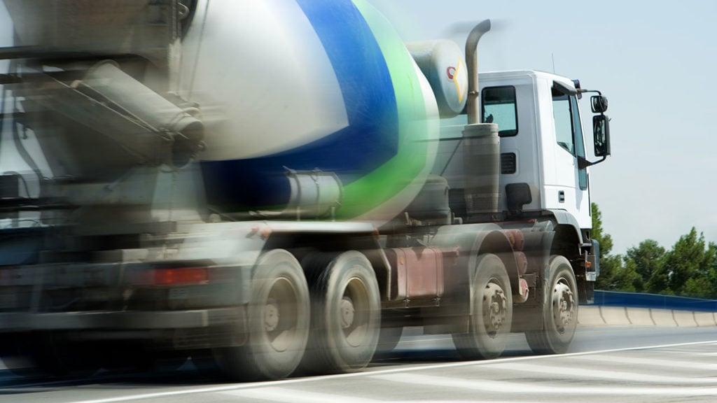 Concrete Truck Driving