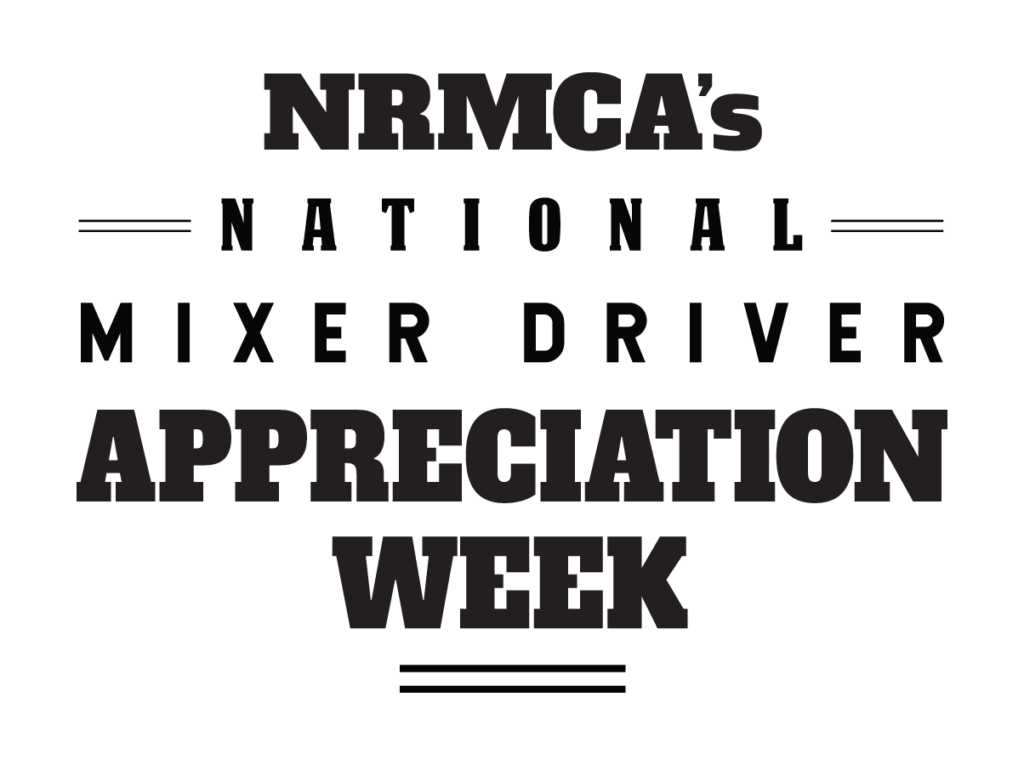 NRMCA National Mixer Driver Appreciation Week Logo