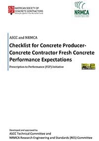 Checklist for Concrete Producer-Concrete Contractor