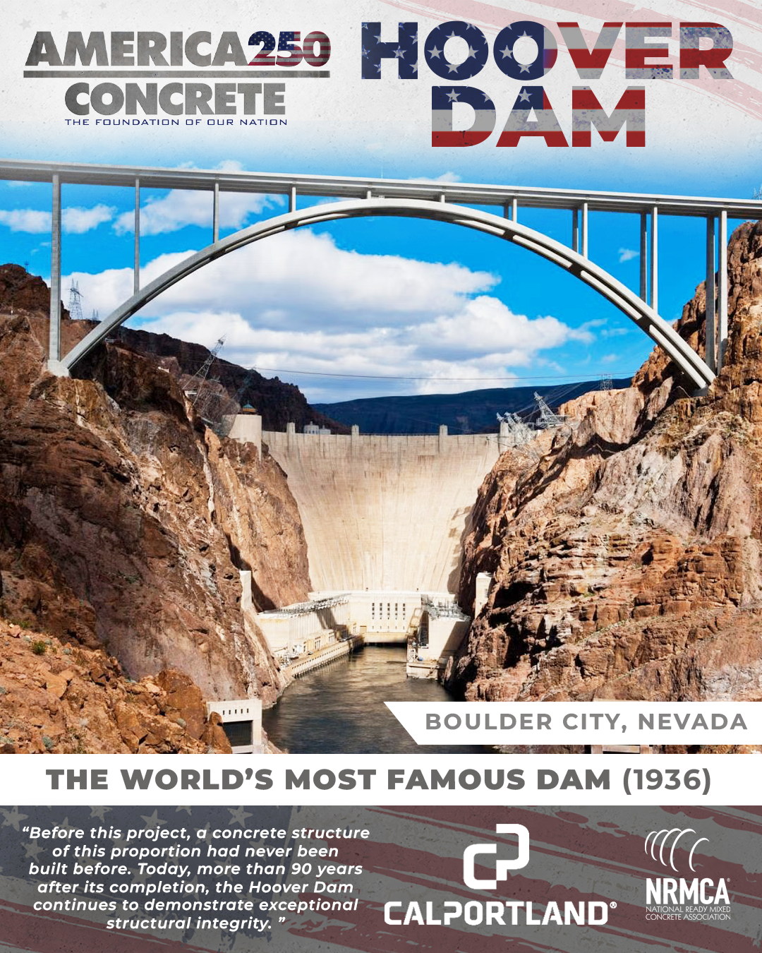 Hoover Dam (photo courtesy of CalPortland)