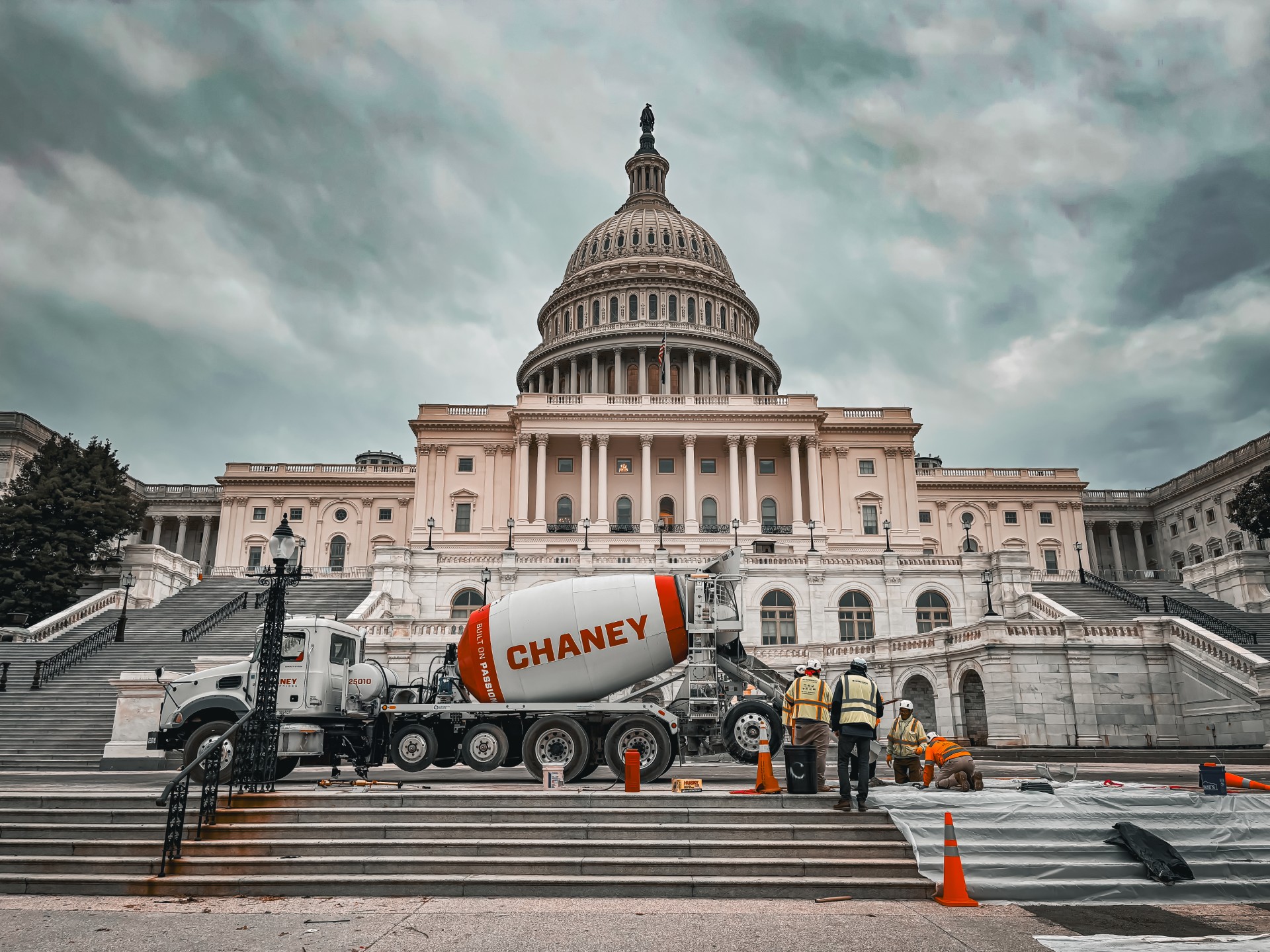 Concrete at the U.S. Capitol